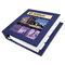 Avery Framed View Binder With One Touch Locking EZD Rings, 3" Capacity, Navy Blue AVE68038