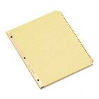Avery Gold Reinforced Laminated Tab Dividers, 31-Tab, 1-31, Letter, Buff, 31/Set AVE11308
