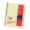 Avery Gold Reinforced Laminated Tab Dividers, 31-Tab, 1-31, Letter, Buff, 31/Set AVE11308