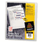 Avery Heavy-Duty Plastic Sleeves, Letter, Polypropylene, Clear, 12/Pack AVE72611