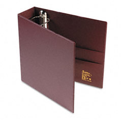 Avery Heavy-Duty Vinyl EZD Ring Reference Binder, 3" Capacity, Maroon AVE79363