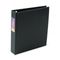 Avery Heavy-Duty Vinyl EZD Ring Reference Binder, Label Holder, 1-1/2" Cap, Black AVE79991