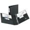 Avery Heavy-Duty Vinyl EZD Ring Reference Binder, Label Holder, 1-1/2" Cap, Black AVE79991