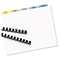 Avery Index Maker Clear Label Contemporary Color Dividers, 5-Tab, 25 Sets/Pack AVE11998