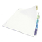 Avery Index Maker Clear Label Contemporary Color Dividers, 5-Tab, 5 Sets/Pack AVE11990
