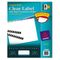 Avery Index Maker Clear Label Contemporary Color Dividers, 8-Tab, 25 Sets/Pack AVE11999