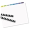 Avery Index Maker Clear Label Contemporary Color Dividers, 8-Tab, 25 Sets/Pack AVE11999