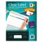 Avery Index Maker Clear Label Contemporary Color Dividers, 8-Tab, 5 Sets/Pack AVE11991