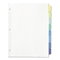 Avery Index Maker Clear Label Contemporary Color Dividers, 8-Tab, 5 Sets/Pack AVE11991