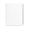 Avery Index Maker Clear Label Dividers, 12-Tab, Letter, White AVE11428