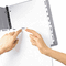 Avery Index Maker Clear Label Dividers, 5-Tab, Letter, White AVE11416