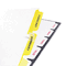 Avery Index Maker Clear Label Dividers, 5-Tab, Letter, White AVE11416
