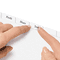 Avery Index Maker Clear Label Dividers, 8-Tab, Letter, White AVE11417