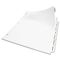 Avery Index Maker Clear Label Punched Divider, 5-Tab, Letter, White, 50 Sets AVE11556