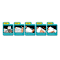 Avery Index Maker Clear Label Punched Dividers, Blue 5-Tab, Letter AVE11451