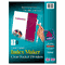 Avery Index Maker Clear Label Three-Hole Punch View Dividers, Letter, 5/Set AVE75500