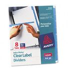 Avery Index Maker Divider w/Color Tabs, Blue 8-Tab, Letter, 5 Sets/Pack AVE11411