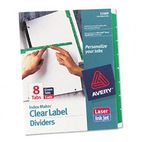 Avery Index Maker Divider w/Color Tabs, Green 8-Tab, Letter, 5 Sets/Pack AVE11409