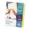 Avery Index Maker Divider w/Color Tabs, Yellow 8-Tab, Letter, 5 Sets/Pack AVE11415