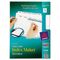 Avery Index Maker Dividers, White 5-Tab, Letter AVE11426