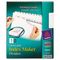 Avery Index Maker White Dividers For Copiers, 5-Tab, Letter, Clear, 5 Sets/Pack AVE11421