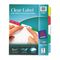 Avery Index Maker White Dividers, Multicolor 5-Tab, Letter AVE11406