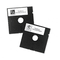Avery Laser/Inkjet 5.25in Diskette Labels, White, 840/Box AVE5197