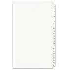 Avery Legal Dividers, Standard Collated Sets, Legal Size, Side Tabs, 1-25 Tab Set (01430)