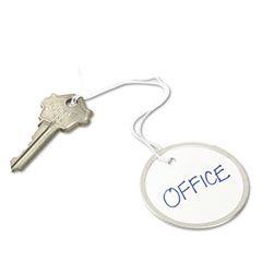Avery Metal Rim Marking Tags, Metal/Paper, 1-7/8 Diameter, White, 500/Box AVE14315