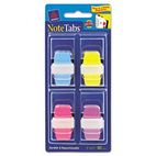Avery NoteTabs-Notes, Tabs and Flags in One, Asst. Pastel Colors, 1 x 1-1/2, 80/Pack AVE16350