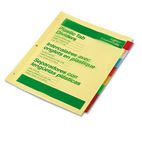 Avery Office Essentials Insertable Tab Index Divider Set, Letter, Assorted, 8/Set AVE11467