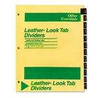 Avery Office Essentials Printed Tab Index Divider Set, 12-Tab, Months, Black, 12/Set AVE11484