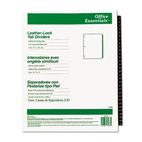 Avery Office Essentials Printed Tab Index Divider Set, 31-Tab, 1-31, Black AVE11485