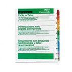 Avery Office Essentials Table 'N Tabs Dividers, 10 Multicolor Tabs, 1-10, Letter, Set AVE11671