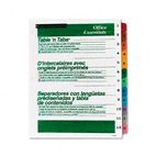 Avery Office Essentials Table 'N Tabs Dividers, 12 Multicolor Tabs, 1-12, Letter, Set AVE11673