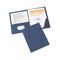 Avery Paper Two-Pocket Report Cover, Tang Clip, Letter, 1/2" Capacity, Blue, 25/Box AVE47975