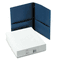 Avery Paper Two-Pocket Report Cover, Tang Clip, Letter, 1/2" Capacity, Blue, 25/Box AVE47975