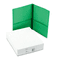 Avery Paper Two-Pocket Report Cover, Tang Clip, Letter, 1/2" Capacity, Green, 25/Box AVE47977