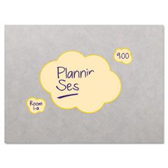 Avery Peel & Stick Dry Erase Decals, Clouds, 10 x 10 Sheets, Yellow, 3/Pack AVE24313