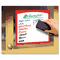 Avery Peel & Stick Dry Erase Sheets, Border Sheets, 10 x 10, White/Asst., 4/Pack AVE24320