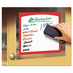 Avery Peel & Stick Dry Erase Sheets, Border Sheets, 4 x 6, White/Asst., 4/Pack AVE24318