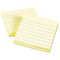 Avery Perforated Sticky Notes, 3 x 3, 90 Sheets, Pastel Yellow, 12/Pack AVE22647