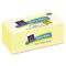Avery Perforated Sticky Notes, 3 x 3, Lined, 90 Sheets, Pastel Yellow, 12/Pack AVE22646