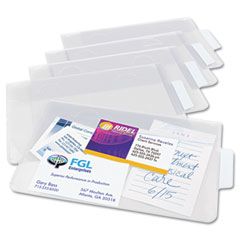 Avery PocketTab Repositionable Storage Pockets, 5 x 7 1/2, Pastel Blue, 5/Pack AVE16365