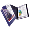 Avery Polypropylene Report Cover, Flex Fastener, Letter, 1/2" Capacity, Clear/Blue AVE47780