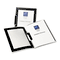 Avery Polypropylene Report Cover, Swing Clip, Letter, Clear/Black, 2/Pack AVE47852