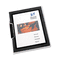 Avery Polypropylene Report Cover, Swing Clip, Letter, Clear/Black, 2/Pack AVE47852