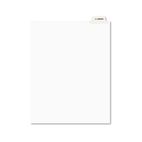 Avery Preprinted Legal Bottom Tab Dividers, Exhibit F, Letter, 25/Pack AVE11945