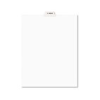 Avery Preprinted Legal Bottom Tab Dividers, Exhibit H, Letter, 25/Pack AVE11947