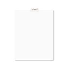 Avery Preprinted Legal Bottom Tab Dividers, Exhibit M, Letter, 25/Pack AVE12386